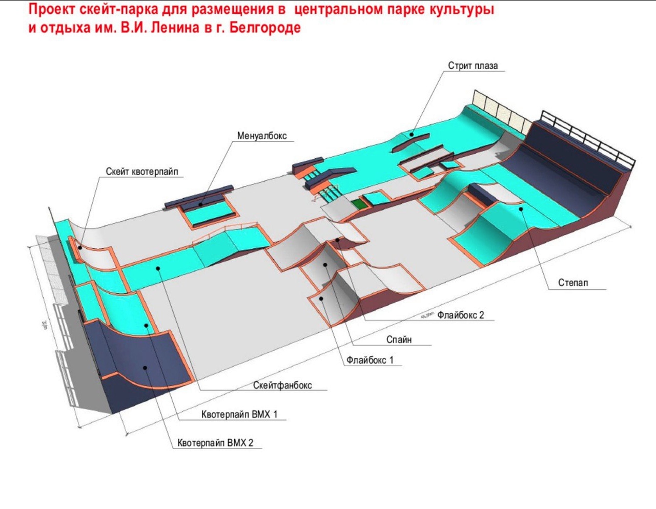 В Белгороде появится новый скейт-парк. Белгородские новости