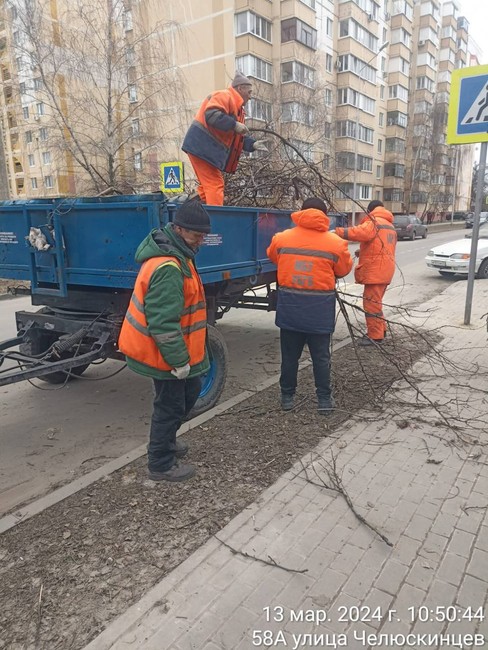Работники Белгорблагоустройства продолжают наводить чистоту и порядок на улицах Белгорода - Изображение 4