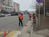 Работники Белгорблагоустройства продолжают наводить чистоту и порядок на улицах Белгорода - Изображение 6
