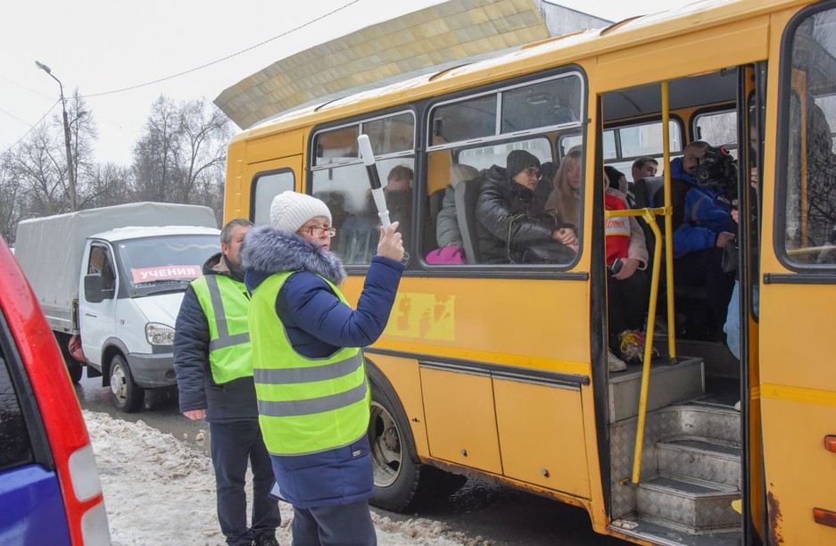 В Белгороде провели учения по гражданской обороне с участием пассажирского транспорта - Изображение 1